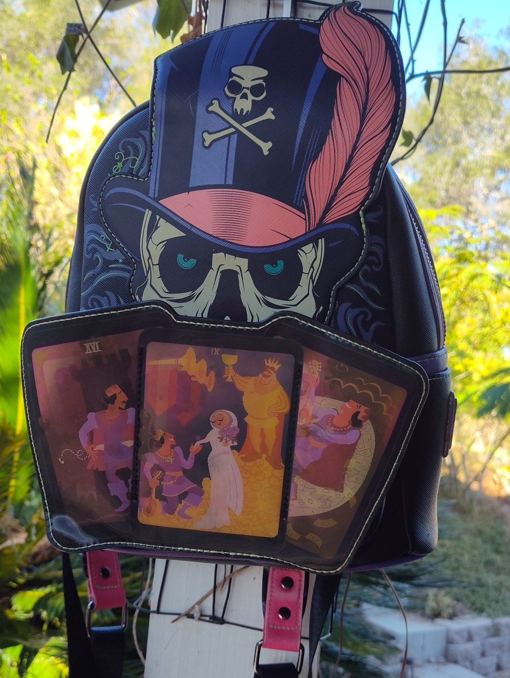 Loungefly Disney Dr. Facilier Tarot Mini Backpack Princess and the Frog